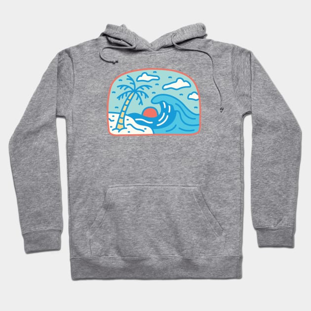 Great Wave Hoodie by quilimo